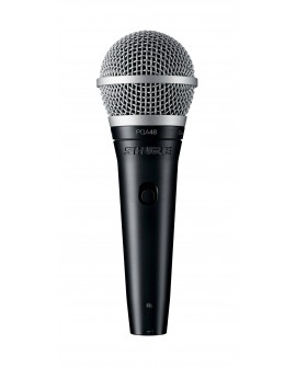 Shure Micrófono Cardioide dinámico para voces PGA48-XLR Negro - Envío Gratuito