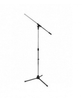 On Stage Stand de tripié para micrófono con boom Negro