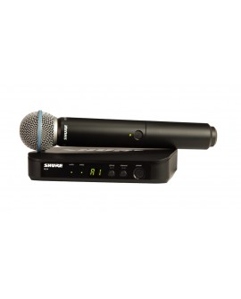 Shure Micrófono inalámbrico de mano BLX24/B58 Negro - Envío Gratuito