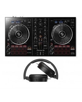 Pioneer Paquete Controlador con Audifonos DDJ-RB/MJ722T Negro - Envío Gratuito