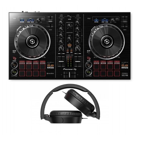 Pioneer Paquete Controlador con Audifonos DDJ-RB/MJ722T Negro