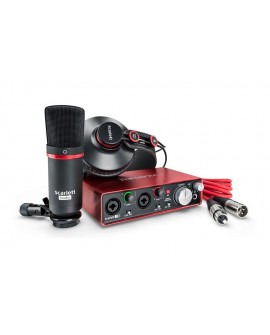 Focusrite Interfaz USB SCARLETT MOSC0020 Rojo - Envío Gratuito