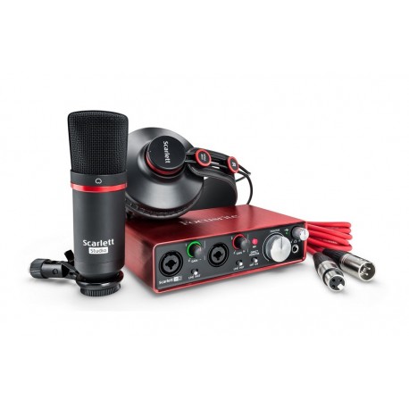 Focusrite Interfaz USB SCARLETT MOSC0020 Rojo - Envío Gratuito