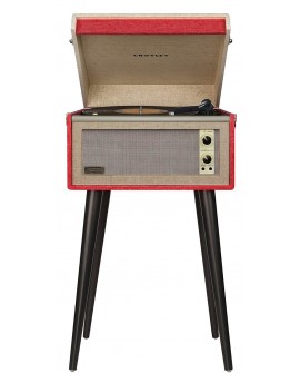 Crosley Tornamesa Bermuda Vintage Danese Rojo - Envío Gratuito