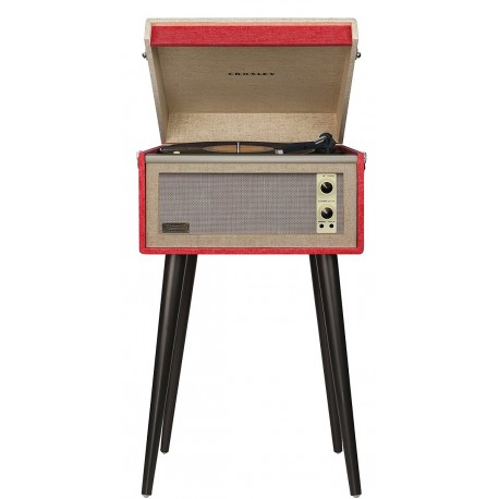 Crosley Tornamesa Bermuda Vintage Danese Rojo - Envío Gratuito