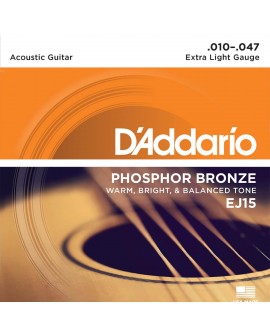 D'Addario Cuerda para guitarra Bronce - Envío Gratuito