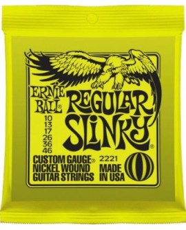 Ernie Ball Cuerda para guitarra eléctrica Regular Slinky Verde - Envío Gratuito