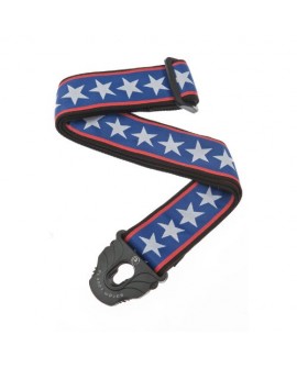 Planet Waves Tahalí para guitarra Star & Stripes Azul
