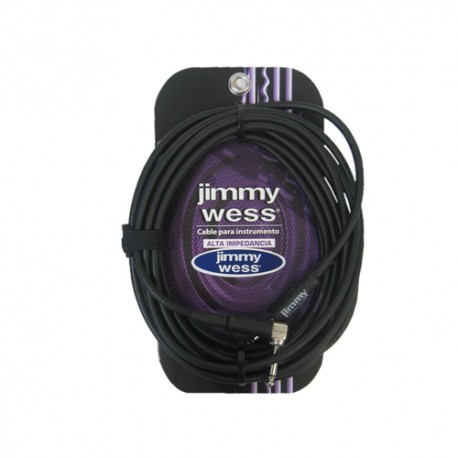 Jimmy Wess Cable Para Instrumento 6 mts Negro - Envío Gratuito