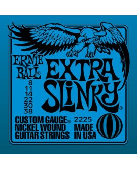 Ernie Ball Cuerda para guitarra eléctrica Extra Slinky Azul - Envío Gratuito