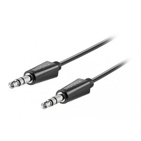 Insignia Cable de estéreo auxiliar 1.8 mts Negro - Envío Gratuito