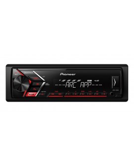 Pioneer Autoestéreo con entrada USB y auxiliar MVH-S105UI Negro - Envío Gratuito