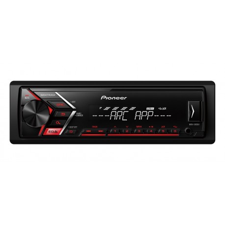 Pioneer Autoestéreo con entrada USB y auxiliar MVH-S105UI Negro
