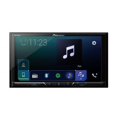 Pioneer Autoestéreo de 2 DIN con Bluetooth y pantalla de 7" AVH-Z5050BT Negro - Envío Gratuito