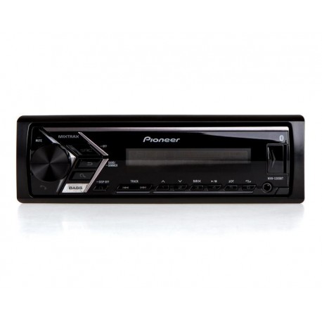 Pioneer Paquete de autoestéreo con bocinas MXT-S3062BT Negro