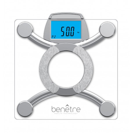 Benetre Báscula digital con bluetooth y medición de 8