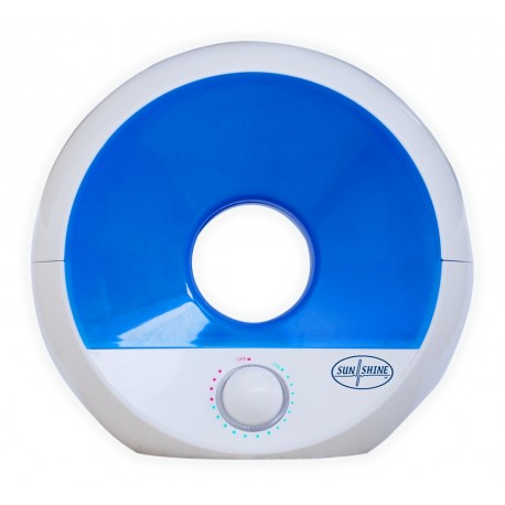 Sunshine Humidificador sónico redondo Blanco/Azul - Envío Gratuito