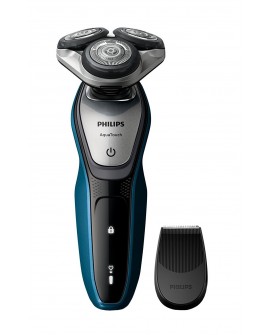 Philips Rasuradora 3HD S5420/04 Series 5000 Negro/Aqua - Envío Gratuito