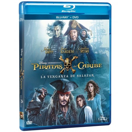 Piratas del Caribe: La Venganza de Salazar (Blu-ray/DVD) 2017 - Envío Gratuito