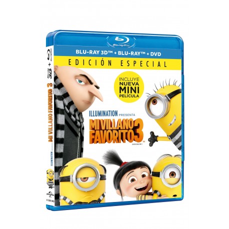 Mi villano favorito 3 (Blu-ray 3D/Blu-ray/DVD) 2017