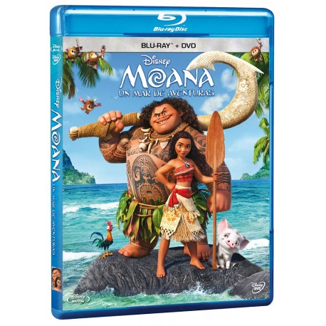 Moana: Un Mar de Aventuras (Blu-ray/ DVD) 2016 - Envío Gratuito