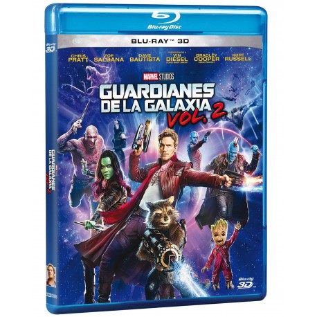 Guardianes de la Galaxia Vol. 2 (Blu Ray 3D) - Envío Gratuito