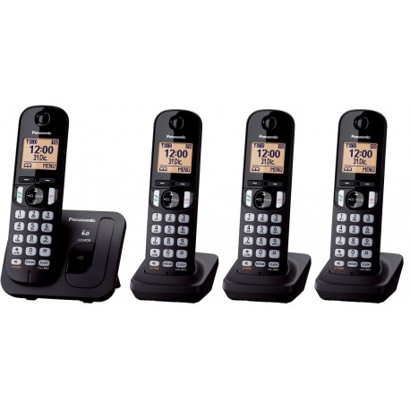 Panasonic Teléfono inalambrico KX-TGC214 Negro - Envío Gratuito