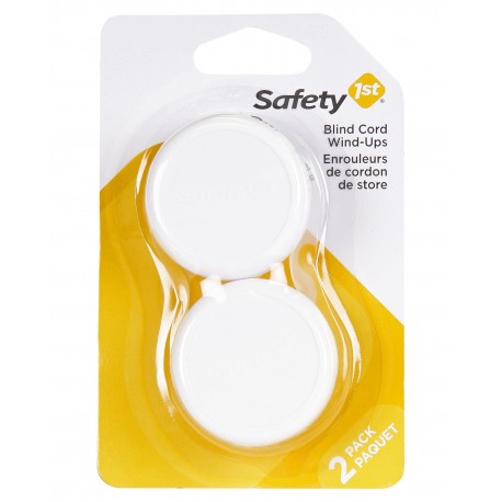 Safety Seguro oculta cordones de persiana 2 pzas Blanco