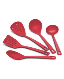 Tramontina Set de 5 utensilios básicos Rojo - Envío Gratuito