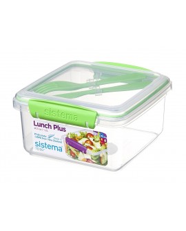 Sistema To Go Hermético para lunch de 1.2 lts con cubiertos Distintos Colores - Envío Gratuito