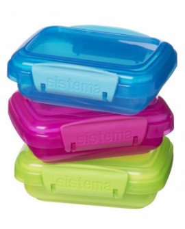 Sistema To Go Juego de 3 herméticos de 200 ml Varios Colores - Envío Gratuito