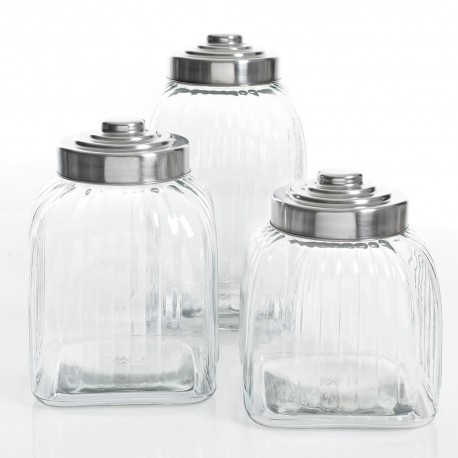 Gibson Set 3Pz Canister C/Tapa Acero - Envío Gratuito